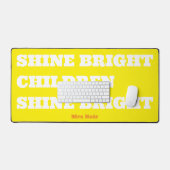 Uplifting Shine Bright Children Teacher Gift Schreibtischunterlage (Tastatur & Maus)
