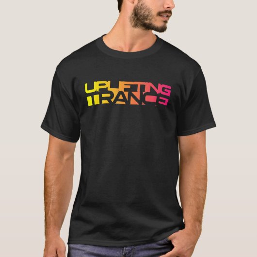 Uplifting Trance  Negative Space Remix T-Shirt (Vorderseite)