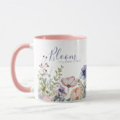 Uplifting Wildflower Bloom – Inspiring Friend Gift Tasse (Links)