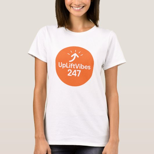 UpLiftVibes247 T-Shirt (Vorderseite)