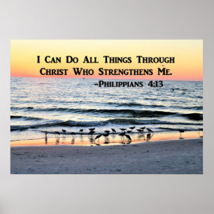 UPLIZIERUNG VON SONNENPHILIPPIANEN 4:13 POSTER