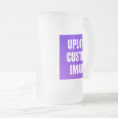 Upload 2 Custom Image - Add Your Own To Print On A Mattglas Bierglas (VorderseiteRechts)