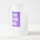 Upload 2 Custom Image - Add Your Own To Print On A Mattglas Bierglas (Vorderseite Links)