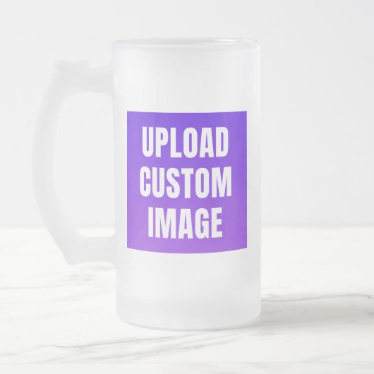 Upload 2 Custom Image - Add Your Own To Print On A Mattglas Bierglas (Links)