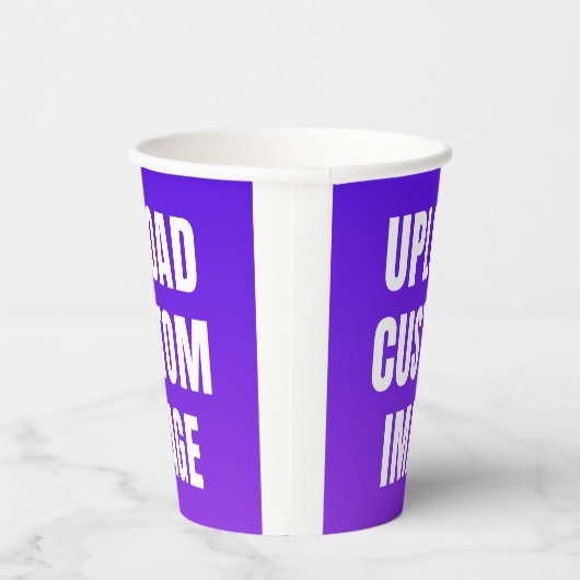 Upload 2 Custom Image - Add Your Own To Print On A Pappbecher (Rechts)