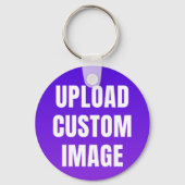 Upload 2 Custom Image - Add Your Own To Print On A Schlüsselanhänger (Rückseite)