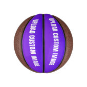 Upload 2Custom Image - Add Your Own To Print On A Mini Basketball (Vertikal)