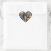 Upload Bild Custom Foto Happy Valentine Day Herz-Aufkleber (Tasche)