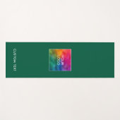 Upload Business Logo Custom Text Name Template Yogamatte (Vorderseite (Horizontal))