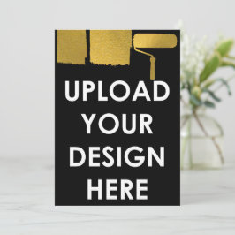 Upload Custom 5x7" Blank Promotional Business Einladung