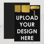 Upload Custom 5x7" Blank Promotional Business Einladung (Vorne/Hinten)