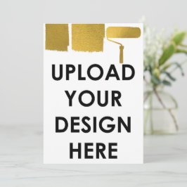 Upload Custom 5x7" Blank Promotional Business Einladung