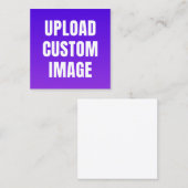 Upload Custom Image - Add Your Own To Print On A Begleitkarte (Vorne/Hinten)
