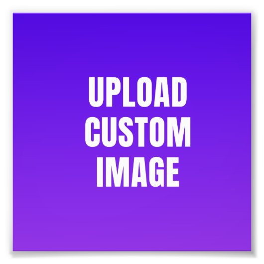 Upload Custom Image - Add Your Own To Print On A Fotodruck (Vorne)