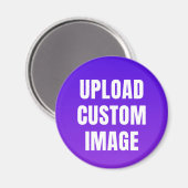 Upload Custom Image - Add Your Own To Print On A Magnet (Vorderseite/Rückseite)