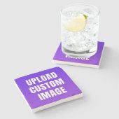 Upload Custom Image - Add Your Own To Print On A Steinuntersetzer (Seitenansicht)