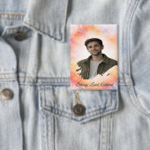 Upload His Photo- Personalized Custom Gift for Him Button (Insitu)