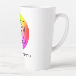 Upload Photo Logo Name Custom Latte mug Milchtasse