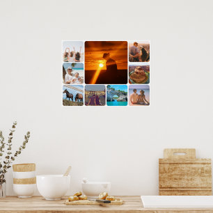 Upload von neun Fotos Poster