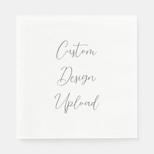 Upload von Papier Napkin-benutzerdefinierten Desig Serviette (Vorderseite)