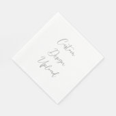 Upload von Papier Napkin-benutzerdefinierten Desig Serviette (Ecke)