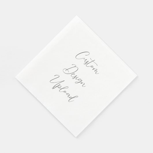 Upload von Papier Napkin-benutzerdefinierten Desig Serviette (Ecke)