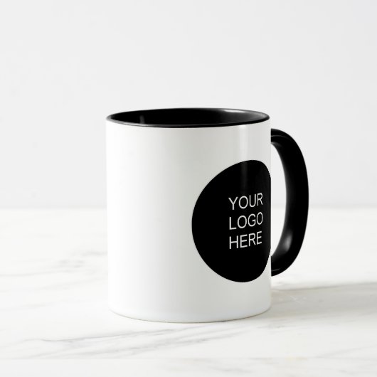 Upload Your Business Logo Modern Template Combo Tasse (VorderseiteRechts)