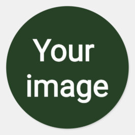 Upload Your Custom Image – Personalized Graphic Runder Aufkleber