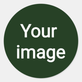 Upload Your Custom Image – Personalized Graphic Runder Aufkleber