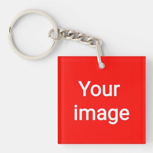Upload Your Custom Image – Personalized Graphic Schlüsselanhänger (Vorderseite)