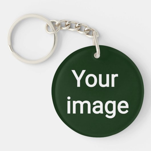 Upload Your Custom Image – Personalized Graphic Schlüsselanhänger (Vorderseite)