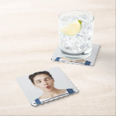 Upload Your Funny Face Photo Selfie Untersetzer (Vor Ort)