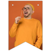 Upload Your Funny Photo Selfie Party  Wimpelkette (Zweite Fahne)