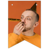 Upload Your Funny Photo Selfie Party  Wimpelkette (Dritte Fahne)