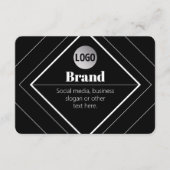 Upload Your Logo & Customizable Text Design Begleitkarte (Vorderseite)