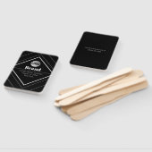 Upload Your Logo & Customizable Text Design Fächer (Non-assembled)