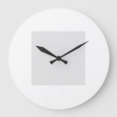 Upload Your Own Design Custom Clock Große Wanduhr (Vorderseite)