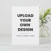 Upload Your Own Design Here | Custom Programm (Stehend Vorderseite)