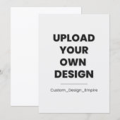 Upload Your Own Design Here | Custom Programm (Vorne/Hinten)