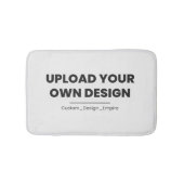 Upload Your Own Design Here | Custom Template Badematte (Vorderseite)