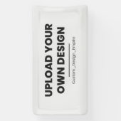 Upload Your Own Design Here | Custom Template Banner (Vertikal)