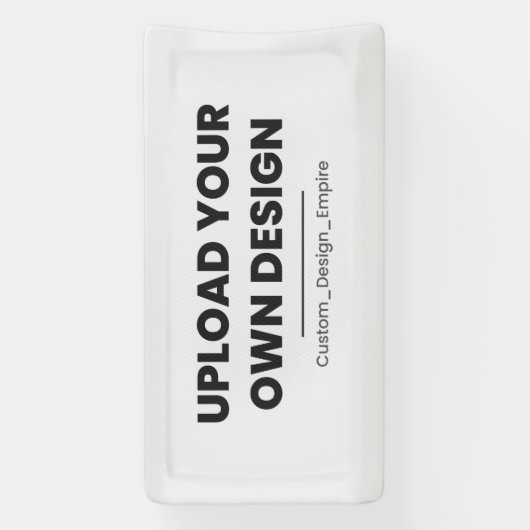 Upload Your Own Design Here | Custom Template Banner (Vertikal)