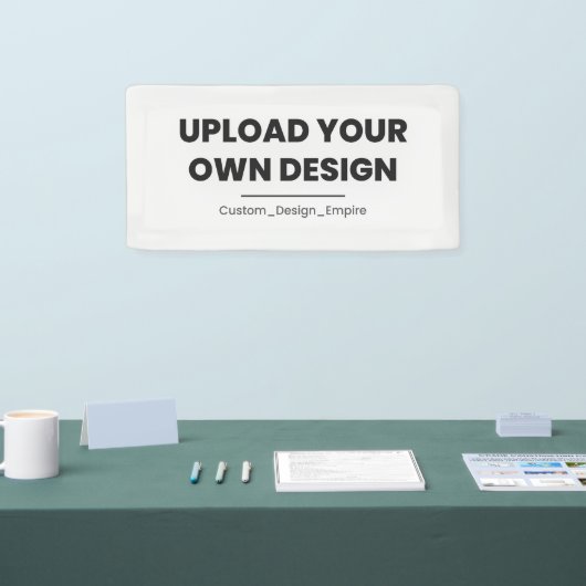 Upload Your Own Design Here | Custom Template Banner (Messe)
