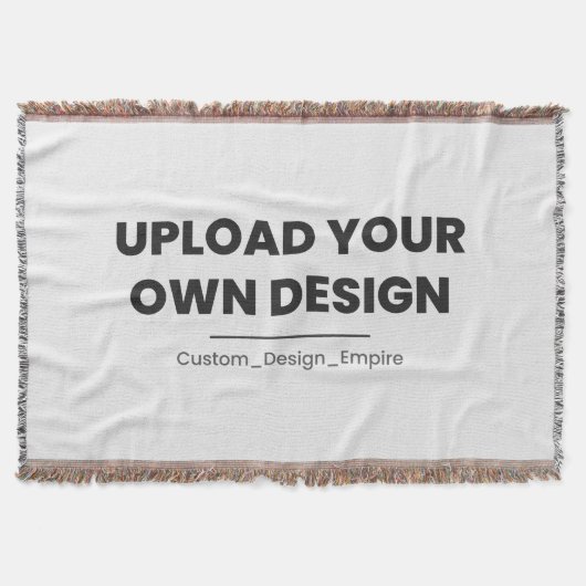 Upload Your Own Design Here | Custom Template Decke (Vorderseite)