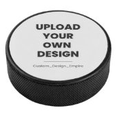 Upload Your Own Design Here | Custom Template Eishockey Puck (3/4)