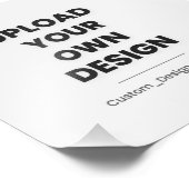 Upload Your Own Design Here | Custom Template Fotodruck (Ecke)