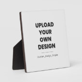 Upload Your Own Design Here | Custom Template Fotoplatte (Vorderseite)