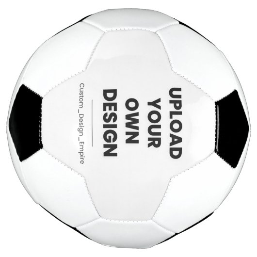 Upload Your Own Design Here | Custom Template Fußball (Gedreht)