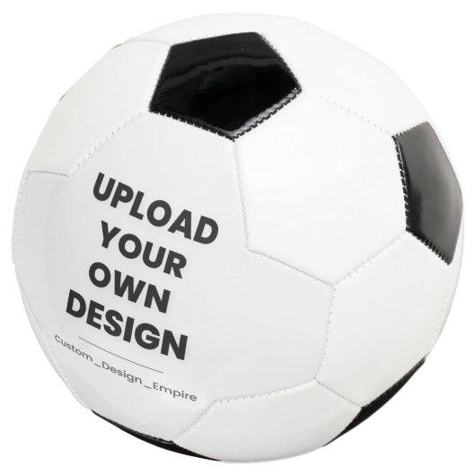 Upload Your Own Design Here | Custom Template Fußball (Dreiviertel)