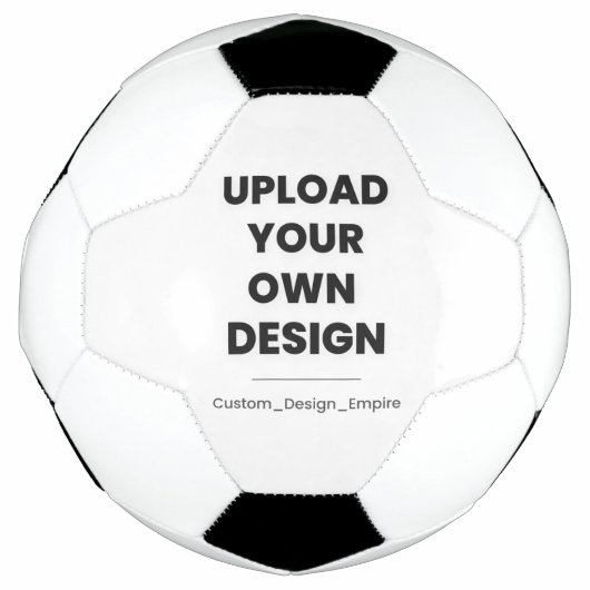 Upload Your Own Design Here | Custom Template Fußball (Vorderseite)